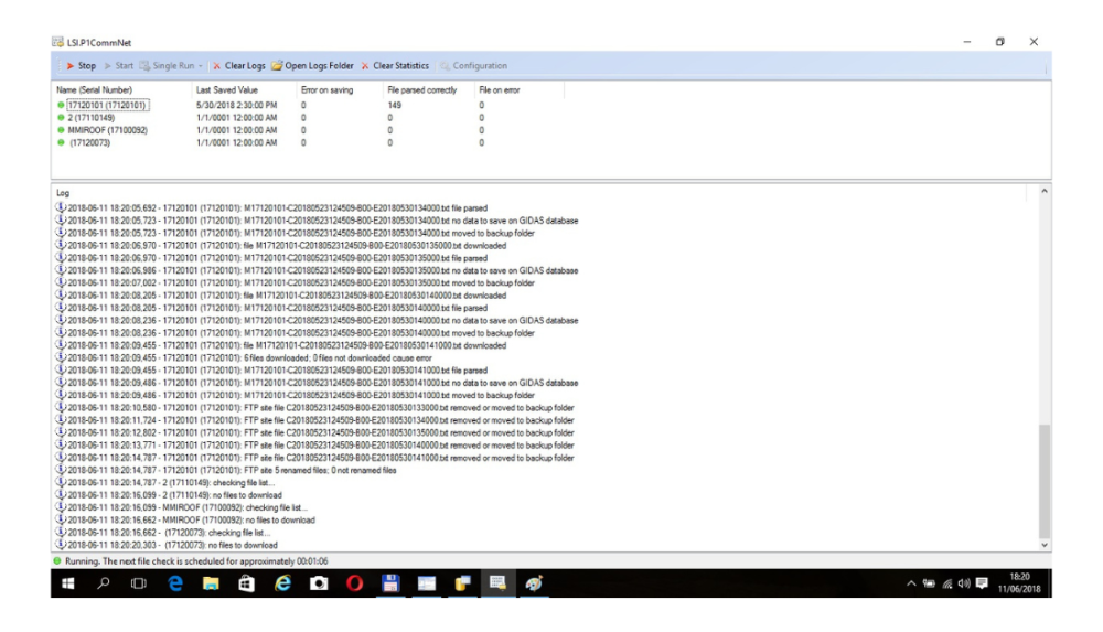 Alpha Log Comnet Software